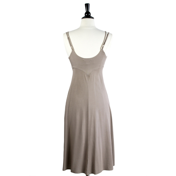Cameo | V-neck Rayon Slip Dress in Mauve - Picture 3 of 4